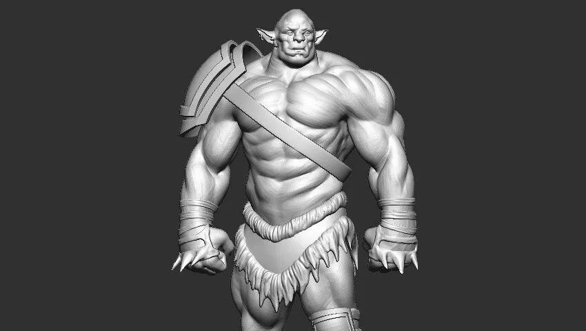 Gladiator Goblin 3D print model