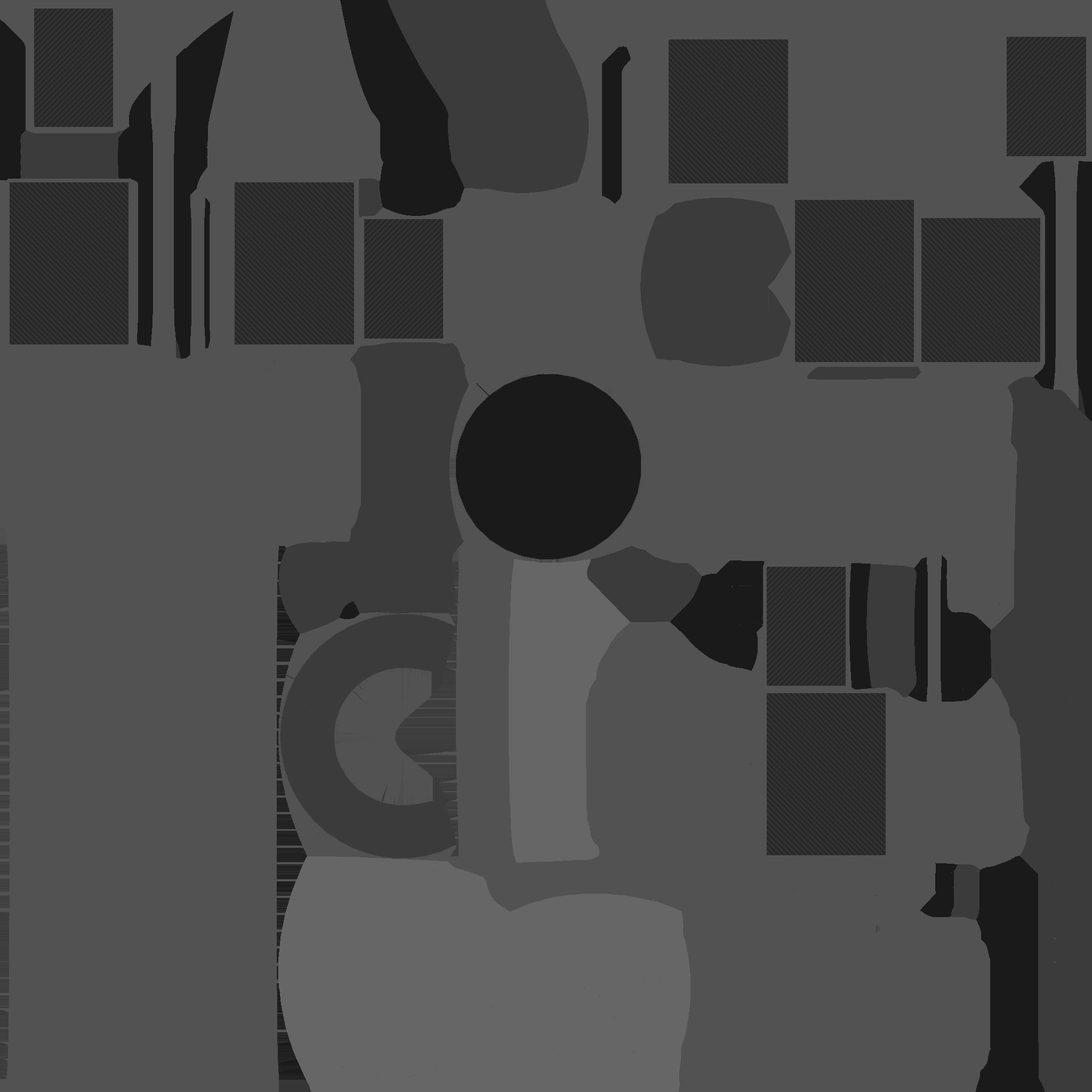 Satellite A09 USA United States - SciFi Space Design Low-poly 3D model_24