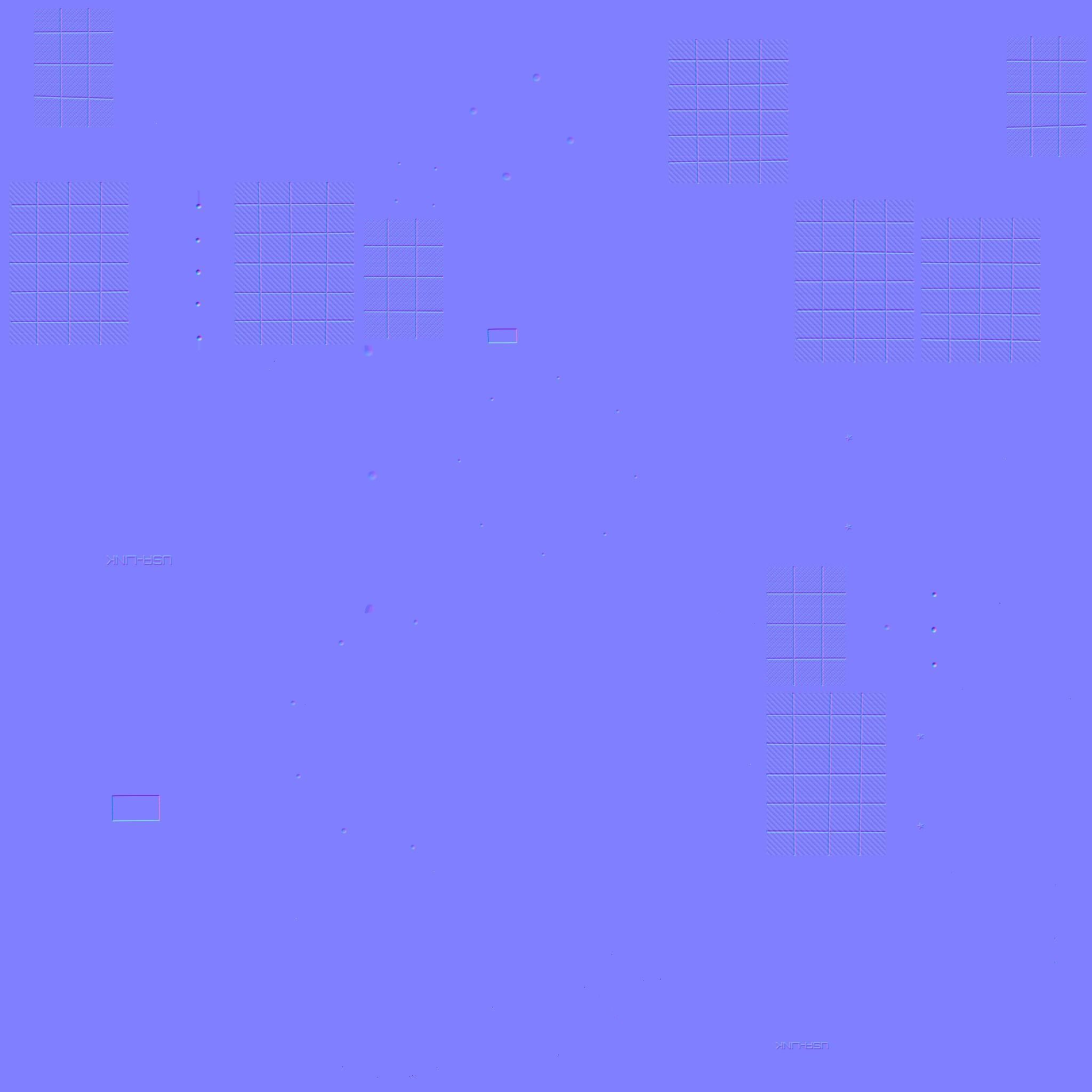 Satellite A09 USA United States - SciFi Space Design Low-poly 3D model_23