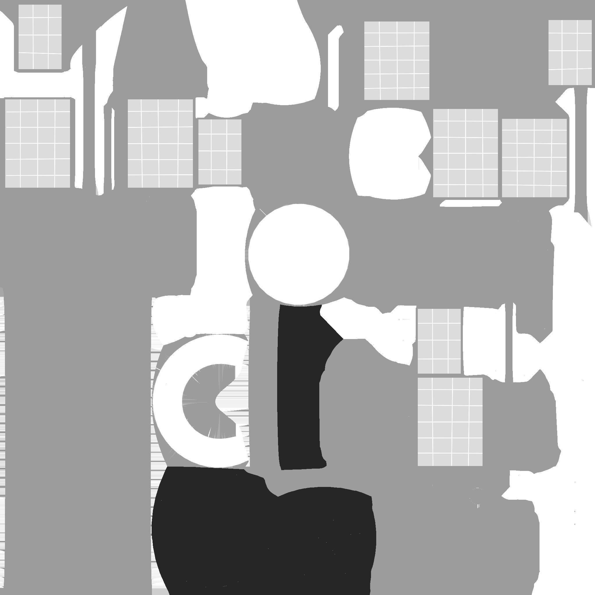 Satellite A09 USA United States - SciFi Space Design Low-poly 3D model_22