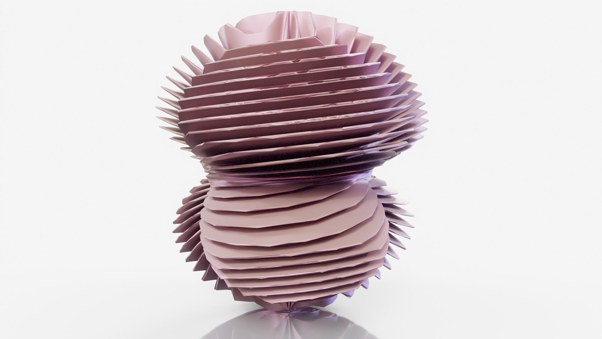 Jelly paper sculpture - person 3D model_14