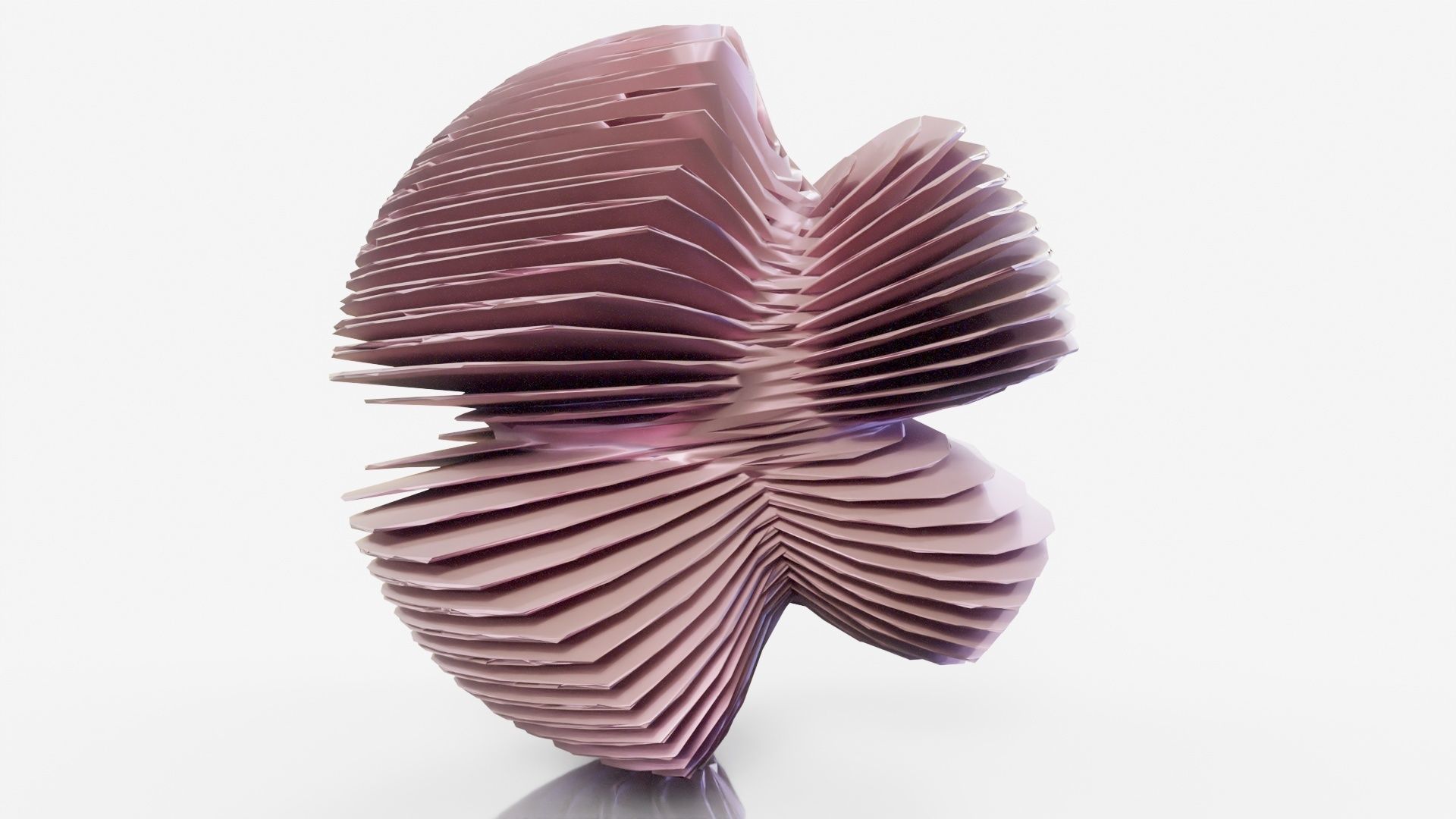 Jelly paper sculpture - person 3D model_17