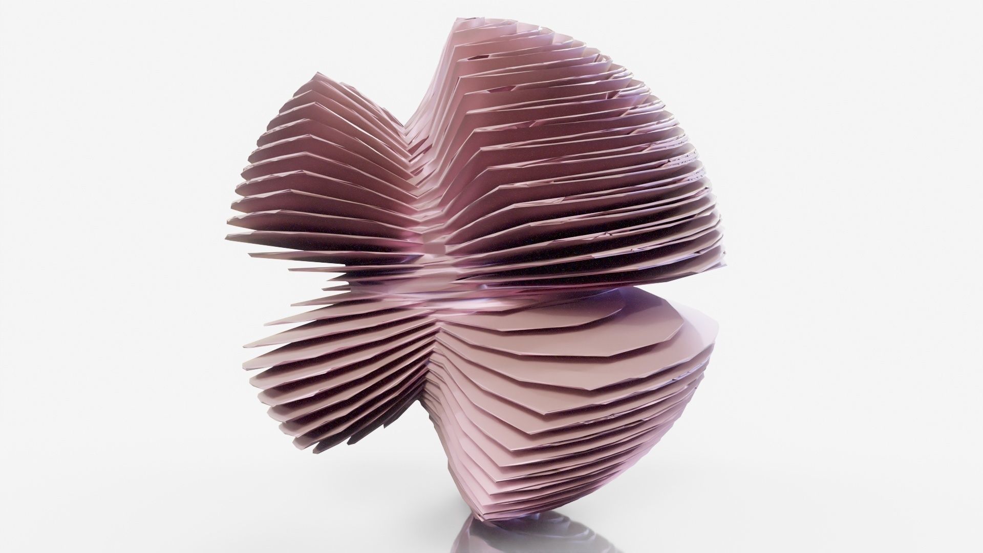 Jelly paper sculpture - person 3D model_11
