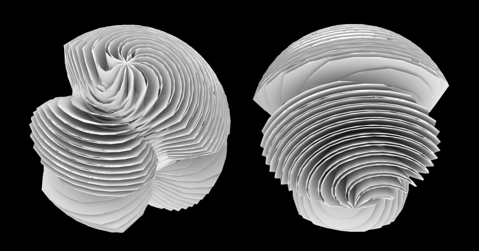 Jelly paper sculpture - person 3D model_1