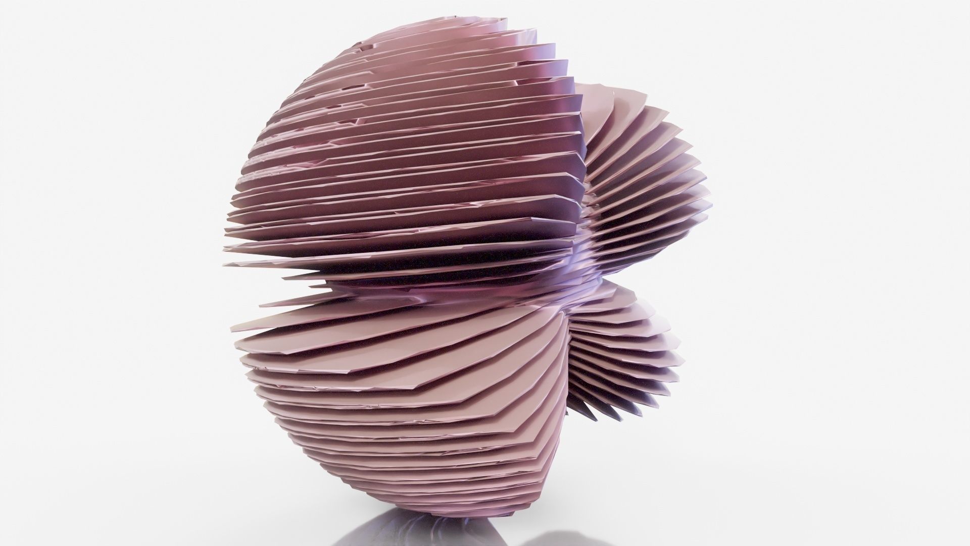 Jelly paper sculpture - person 3D model_18