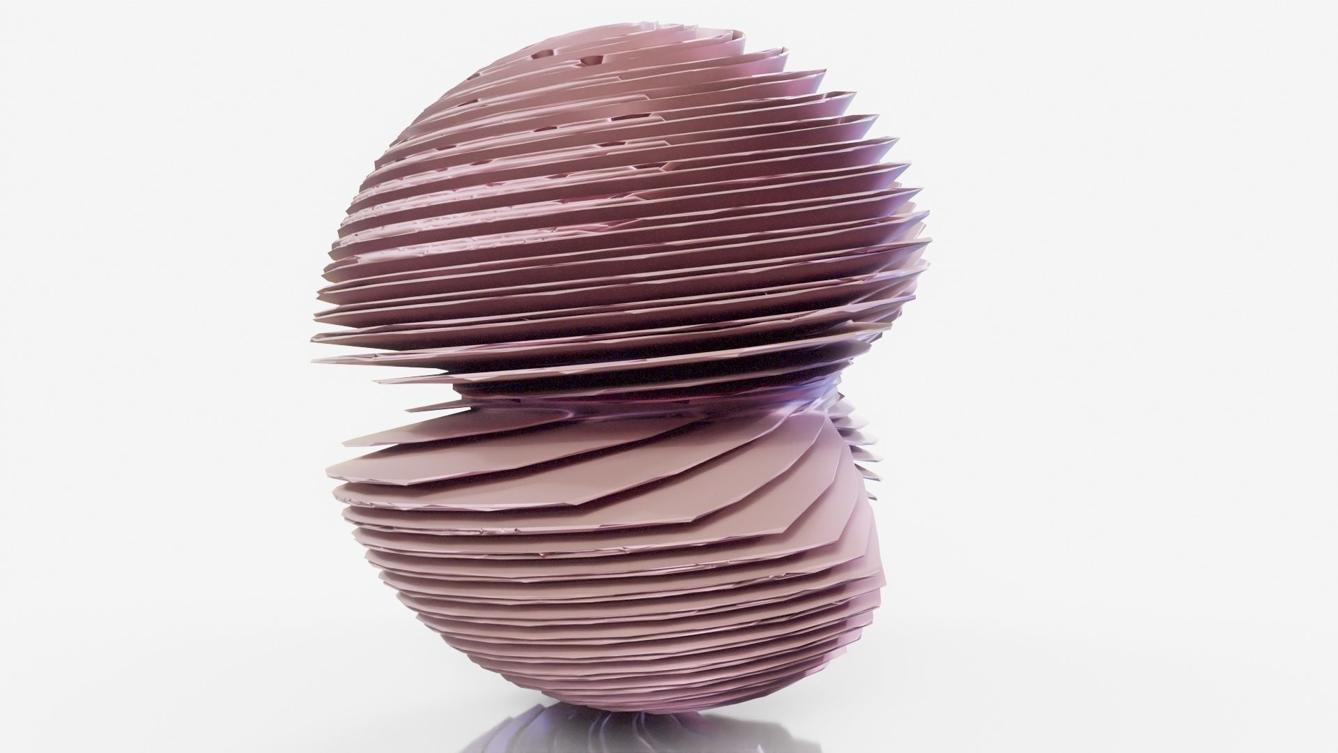 Jelly paper sculpture - person 3D model_19