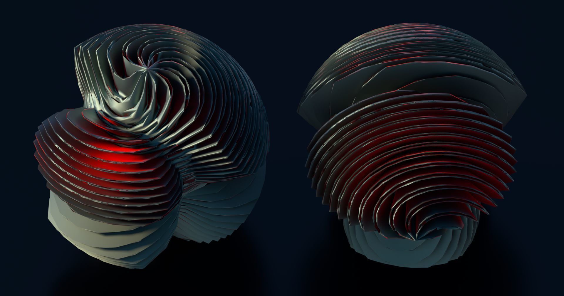 Jelly paper sculpture - person 3D model_7