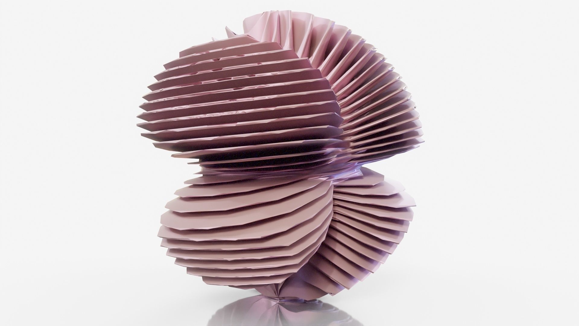 Jelly paper sculpture - person 3D model_13