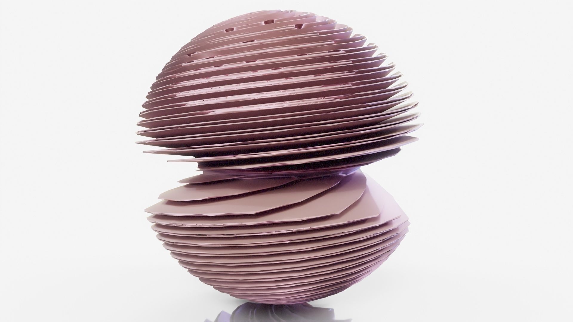 Jelly paper sculpture - person 3D model_8