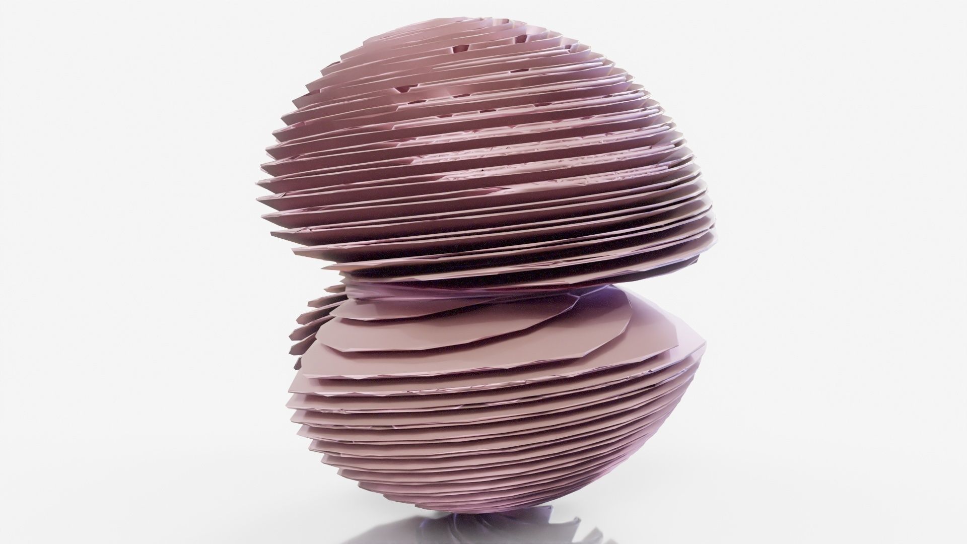 Jelly paper sculpture - person 3D model_9