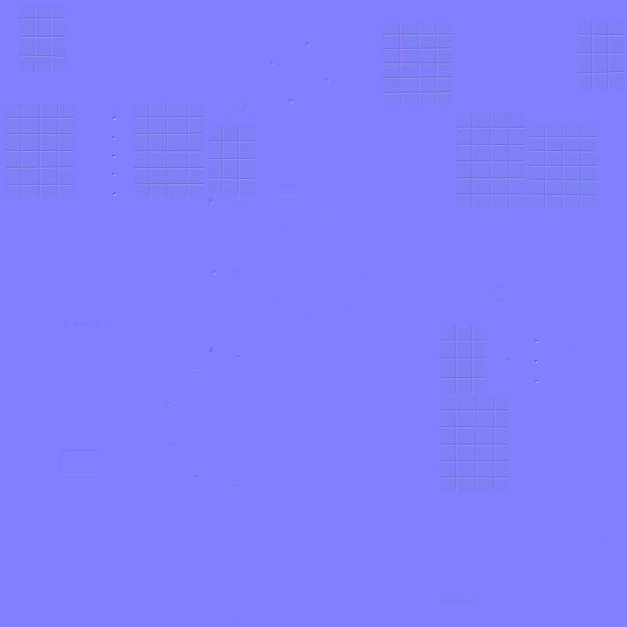 Satellite A10 China - SciFi Space Design Low-poly 3D model_23