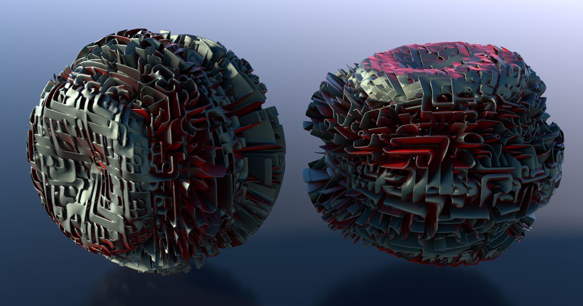 Hamburger ball 3D model_3