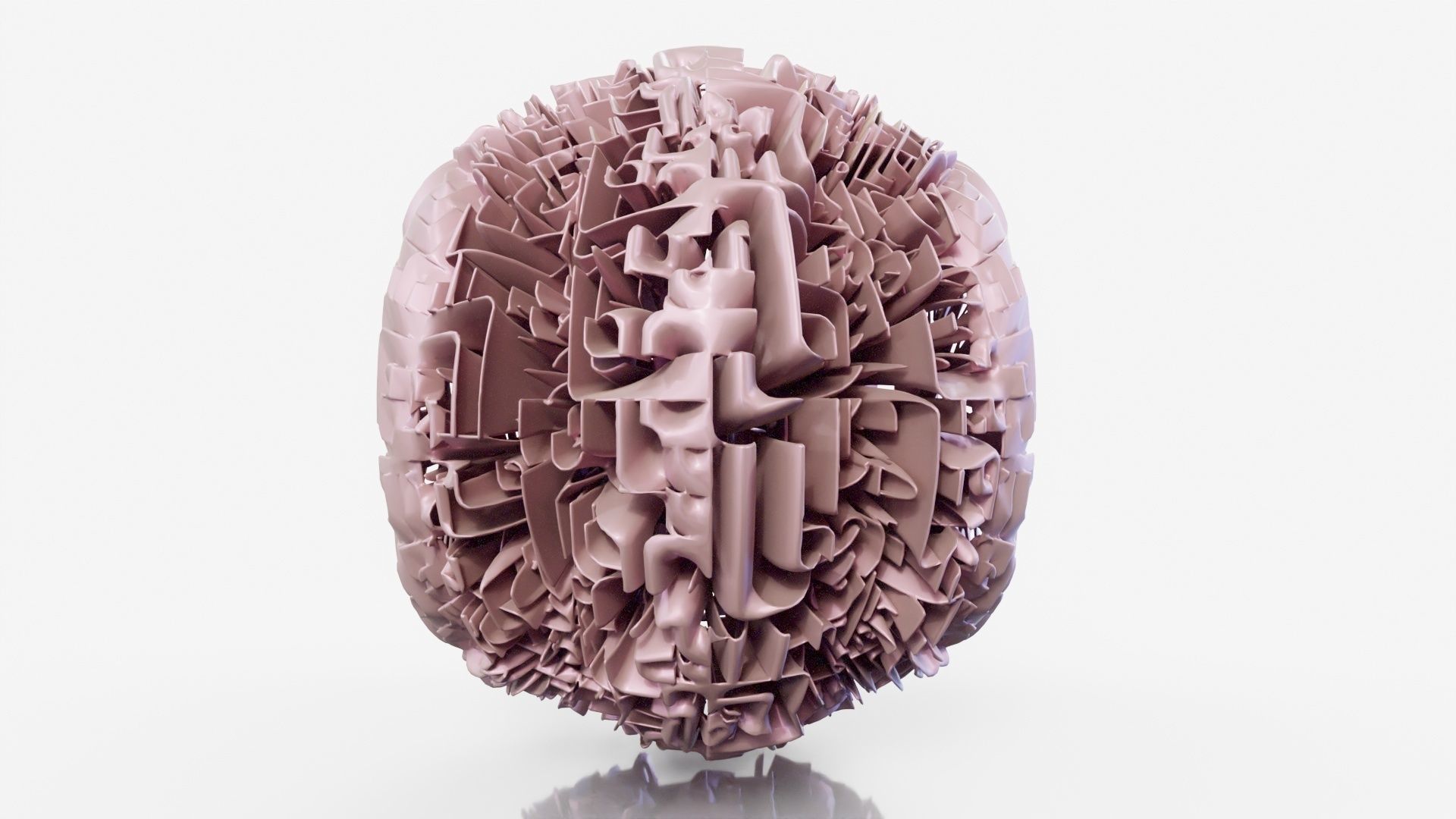 Hamburger ball 3D model_17