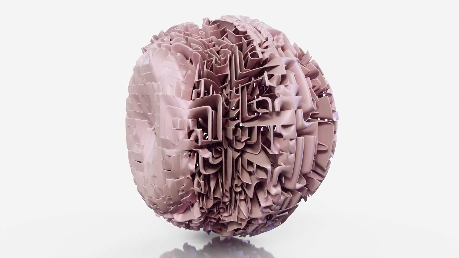 Hamburger ball 3D model_18