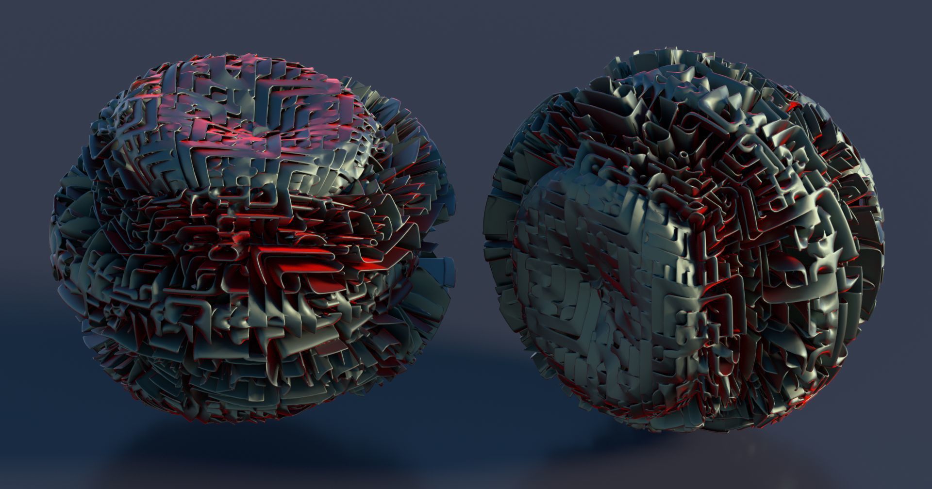 Hamburger ball 3D model_4