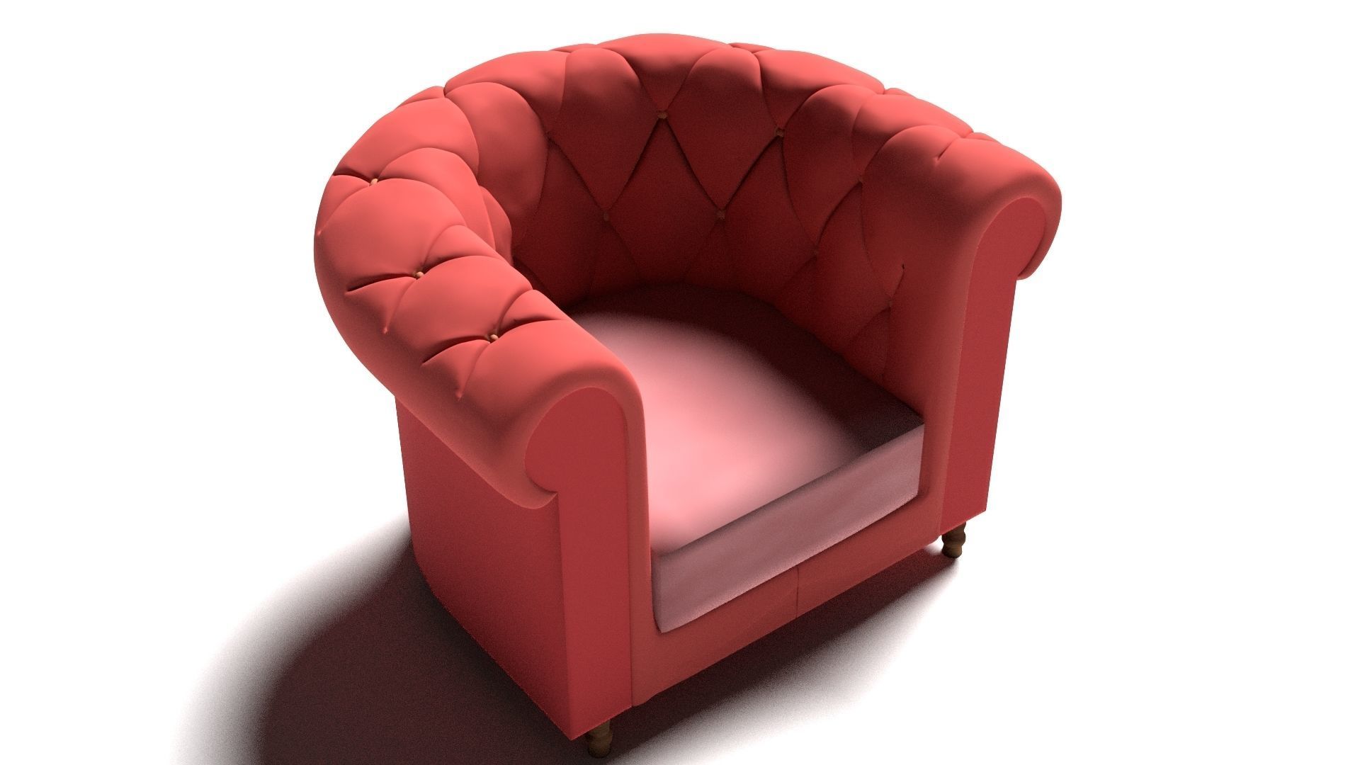 Arm chair 3D model_1