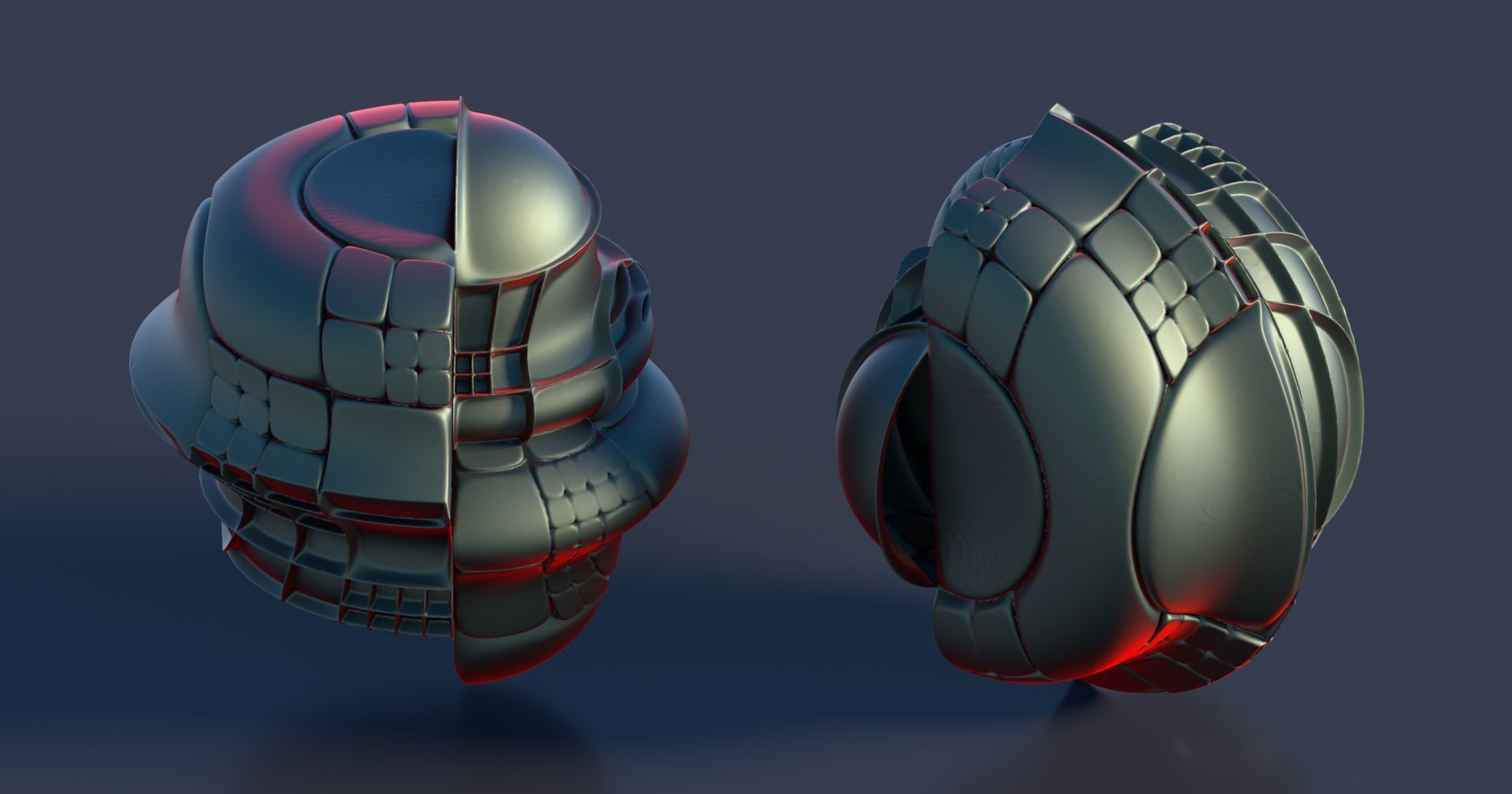 Golfbal vacuum cleaner 3D model_4