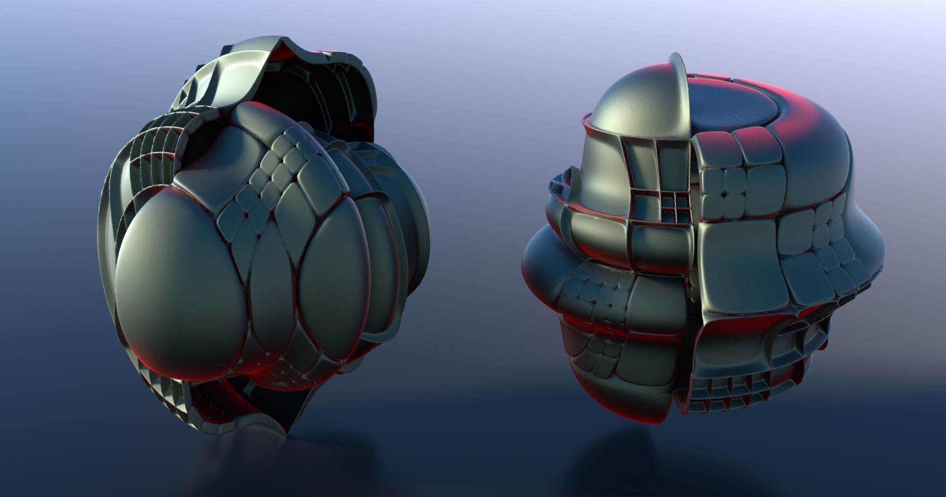 Golfbal vacuum cleaner 3D model_3