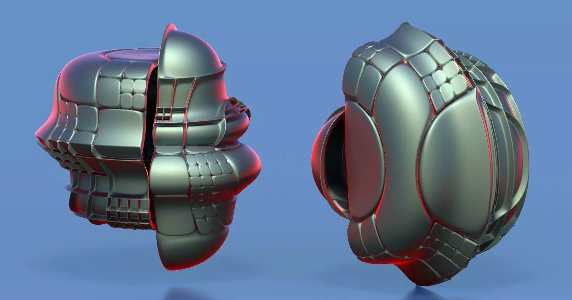 Golfbal vacuum cleaner 3D model_0