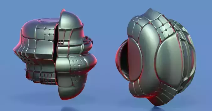 Golfbal vacuum cleaner 3D model