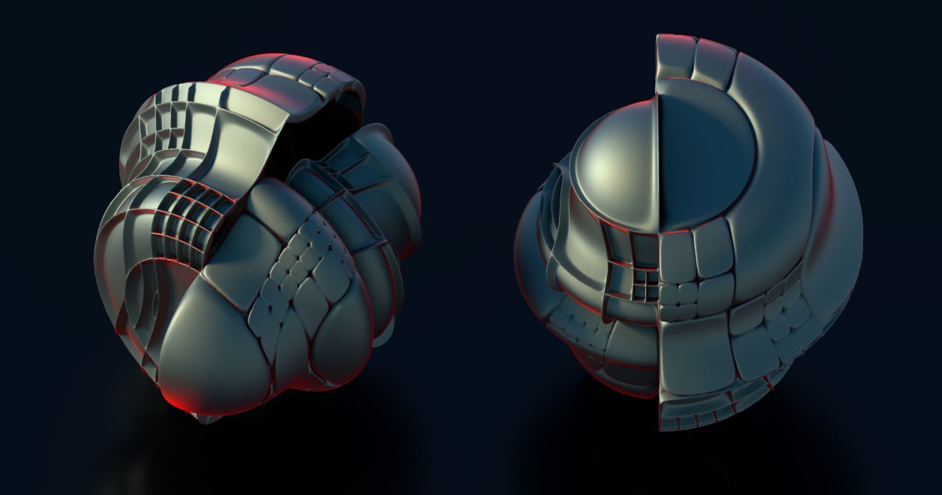 Golfbal vacuum cleaner 3D model_7