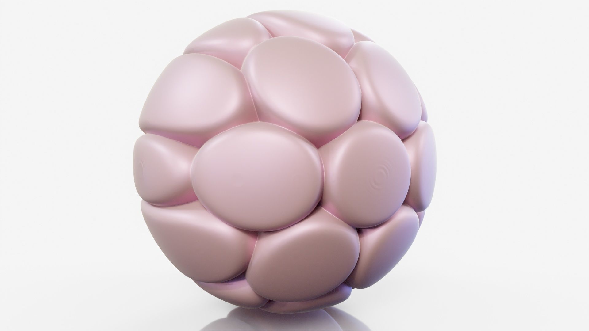 Flower ball 3D model_15