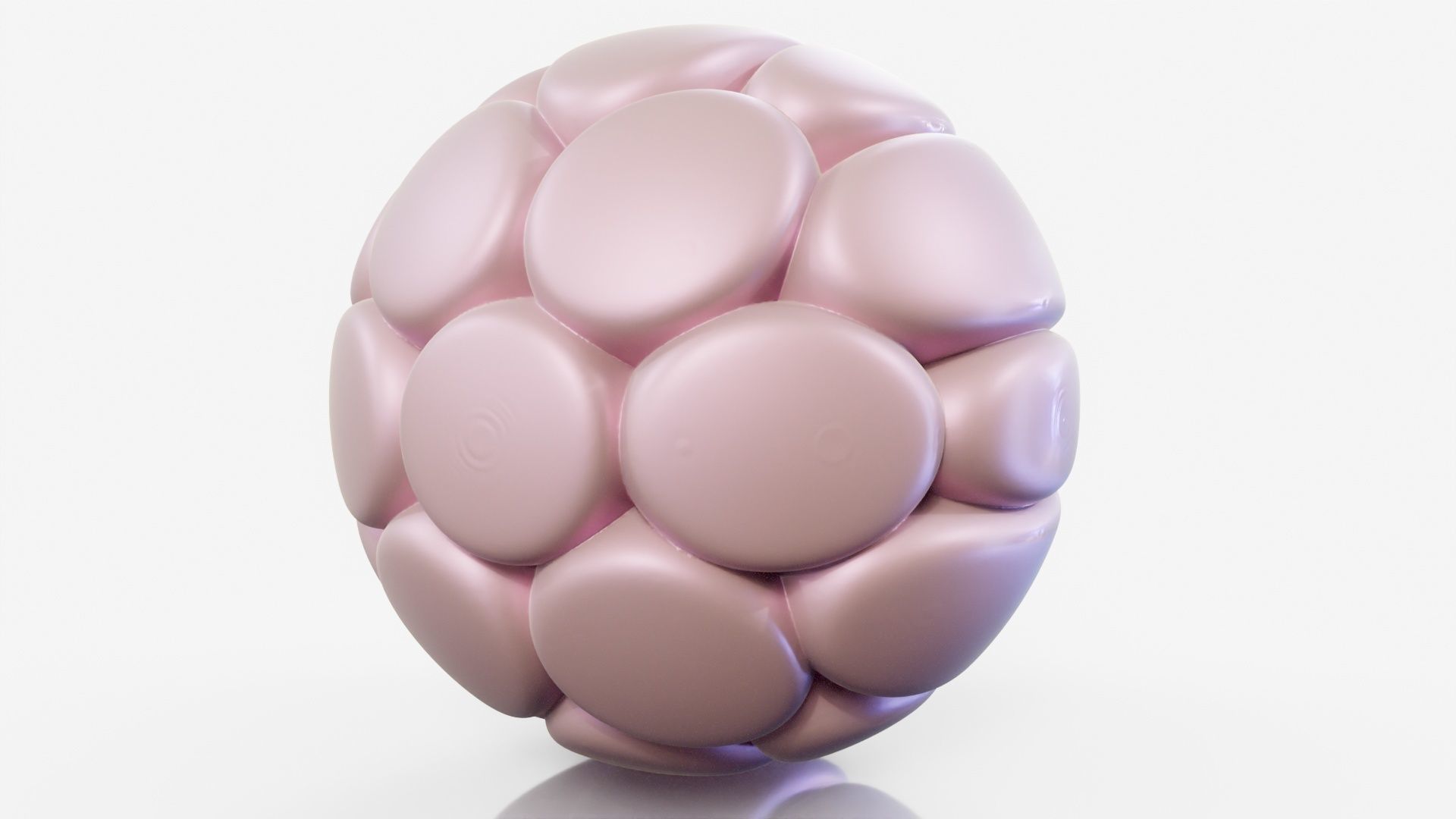 Flower ball 3D model_13