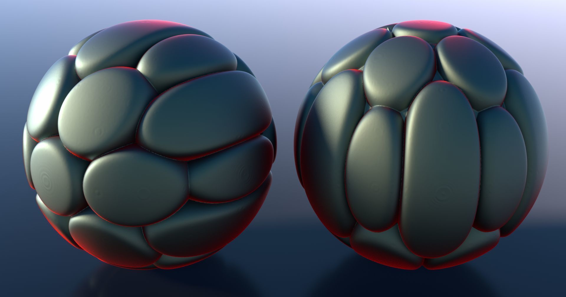 Flower ball 3D model_3