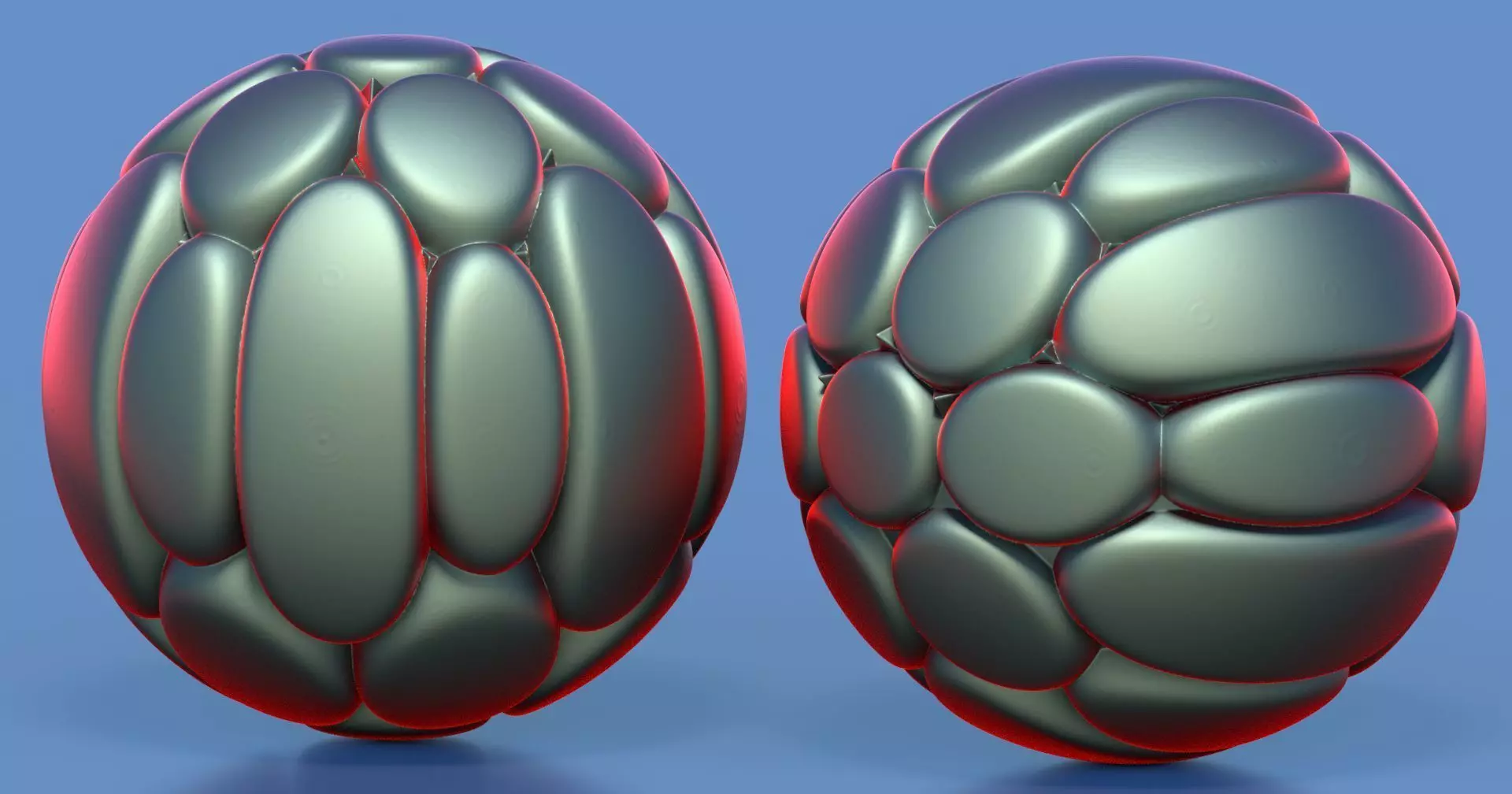 Flower ball 3D model_0