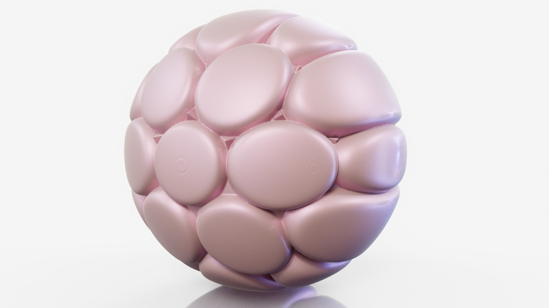 Flower ball 3D model_19