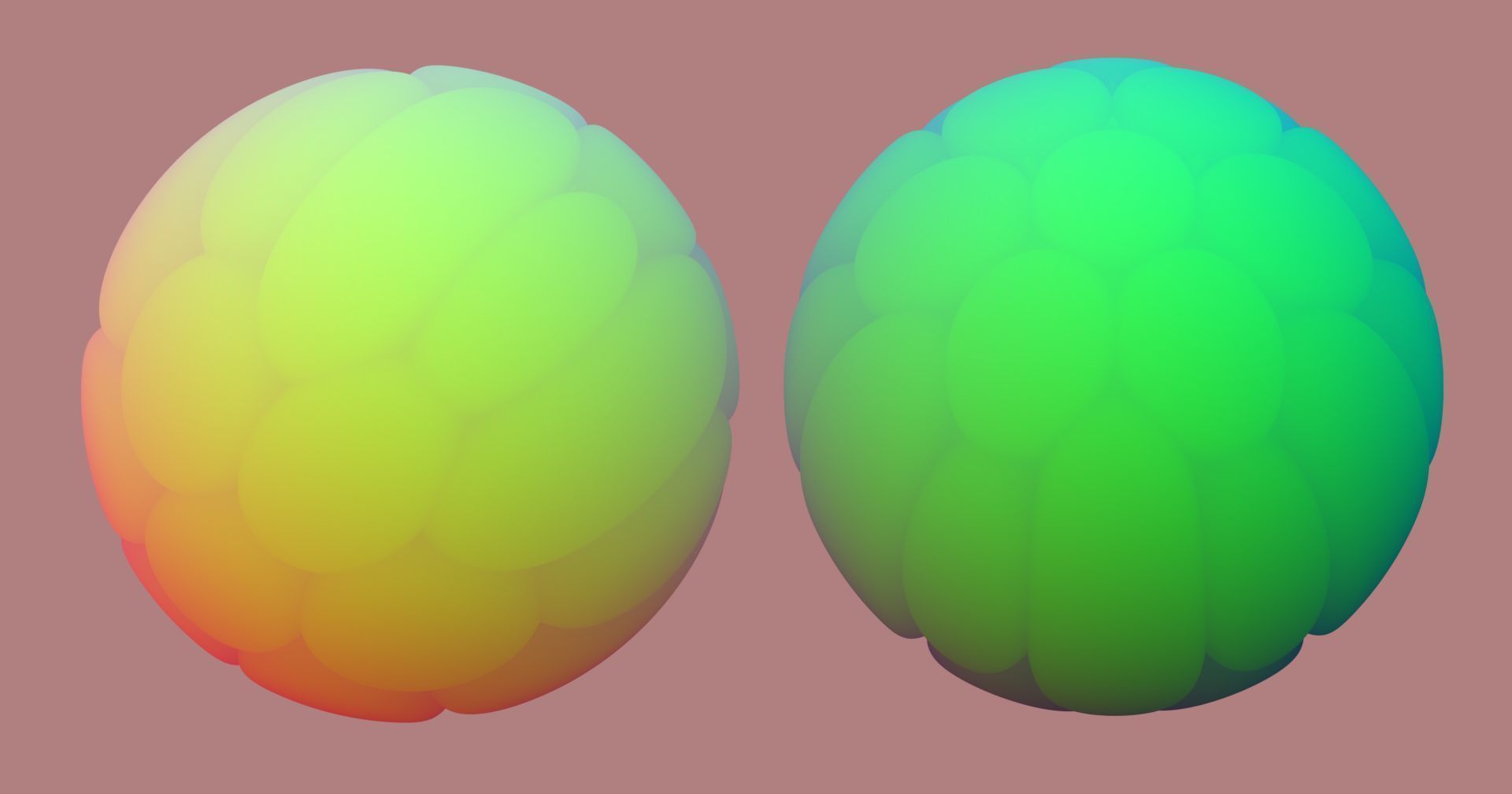 Flower ball 3D model_5