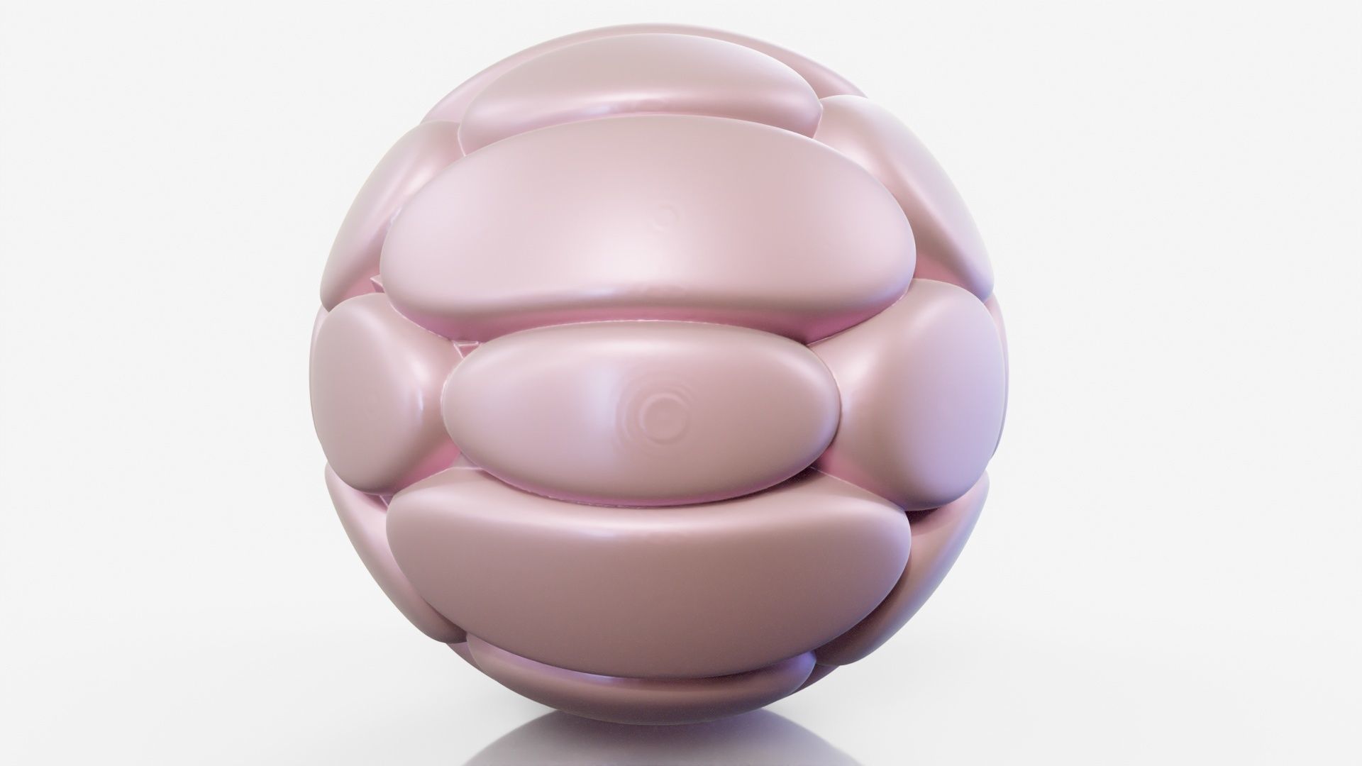 Flower ball 3D model_17