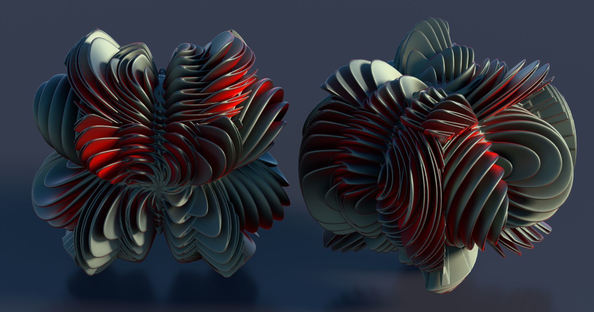 Cooler Fins 3D model_4