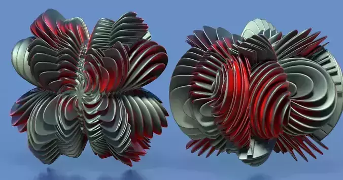 Cooler Fins 3D model