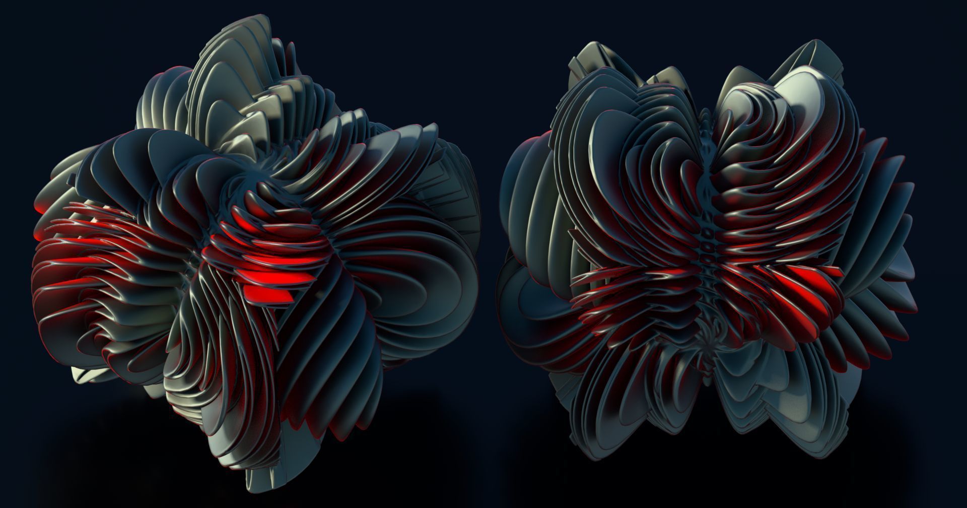 Cooler Fins 3D model_7