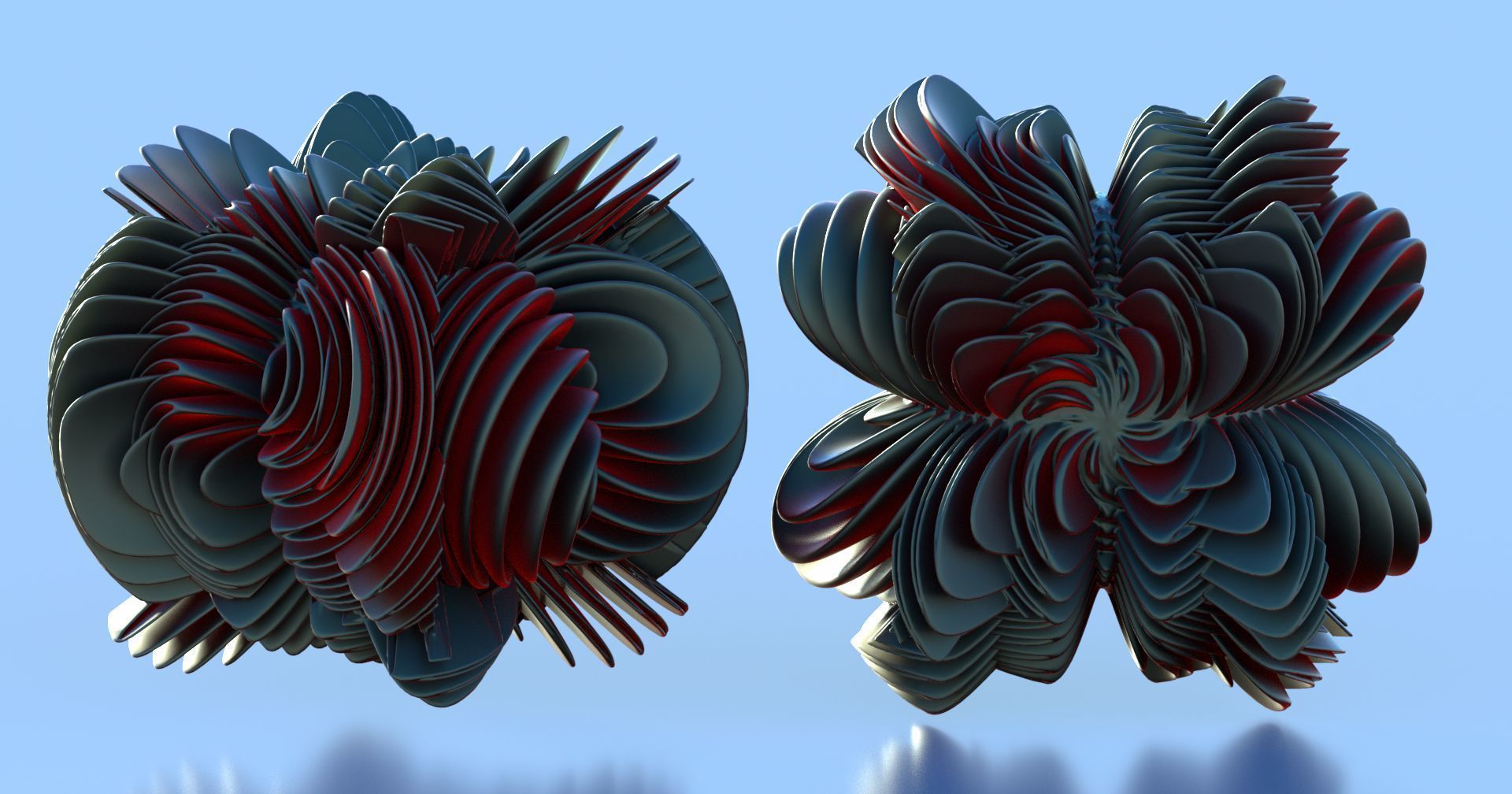 Cooler Fins 3D model_2