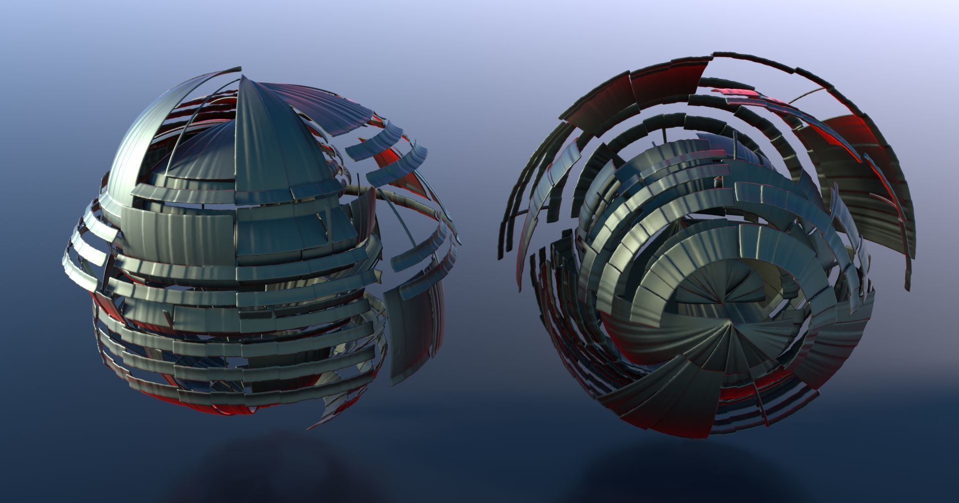 Darts egg 3D model_3