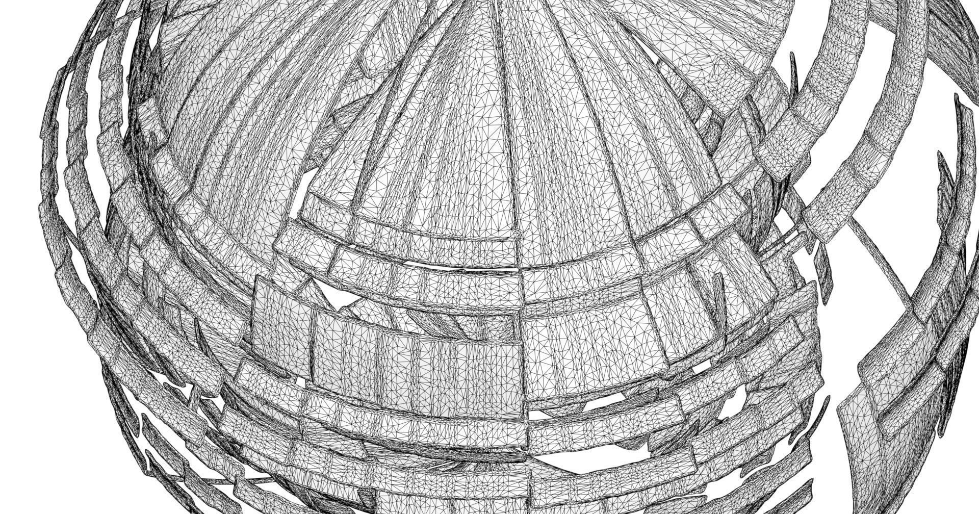 Darts egg 3D model_6