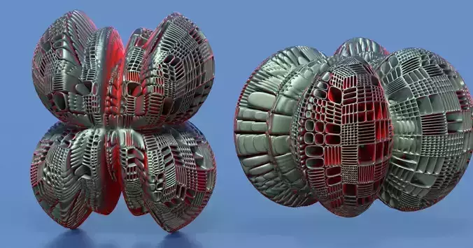 Butterfly sphere 3D model