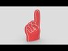 CC0 - Foam Finger Free low-poly 3D model_1