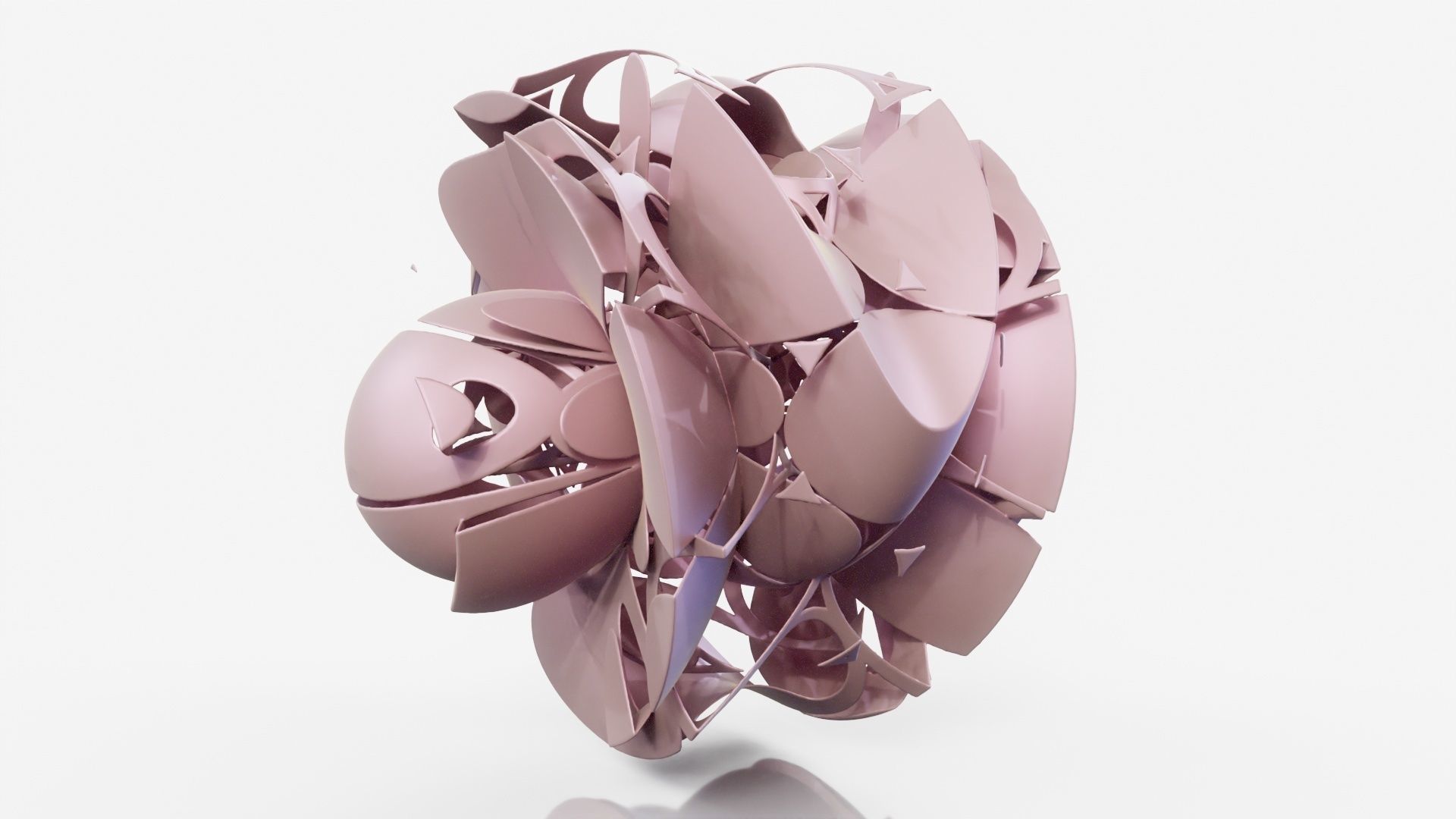 Bugface flower 3D model_15