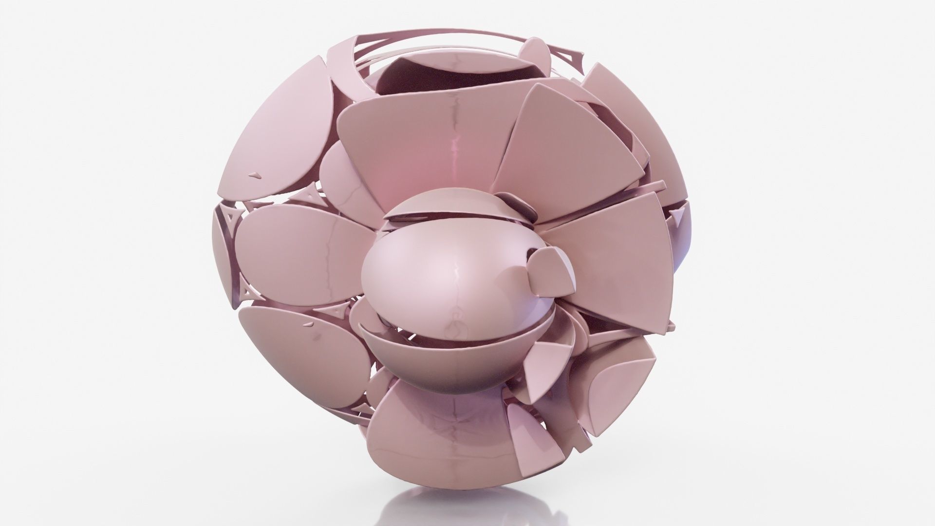 Bugface flower 3D model_17