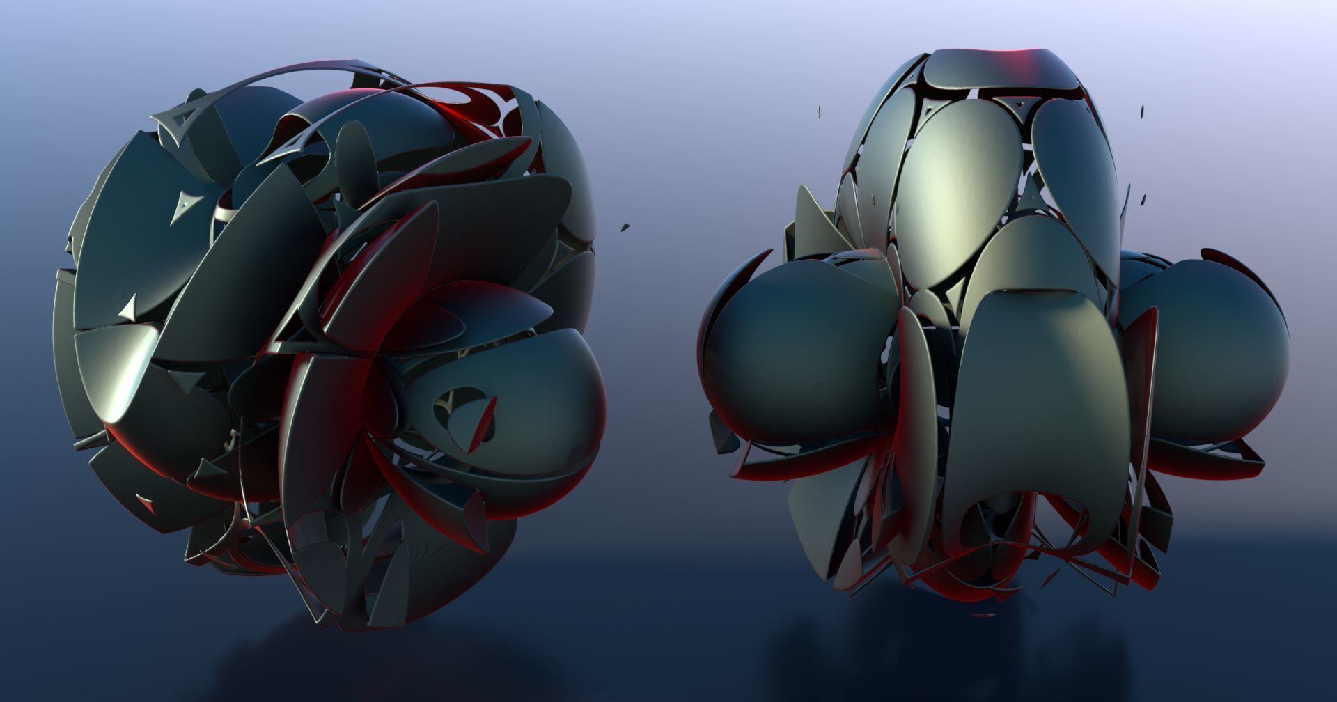 Bugface flower 3D model_3