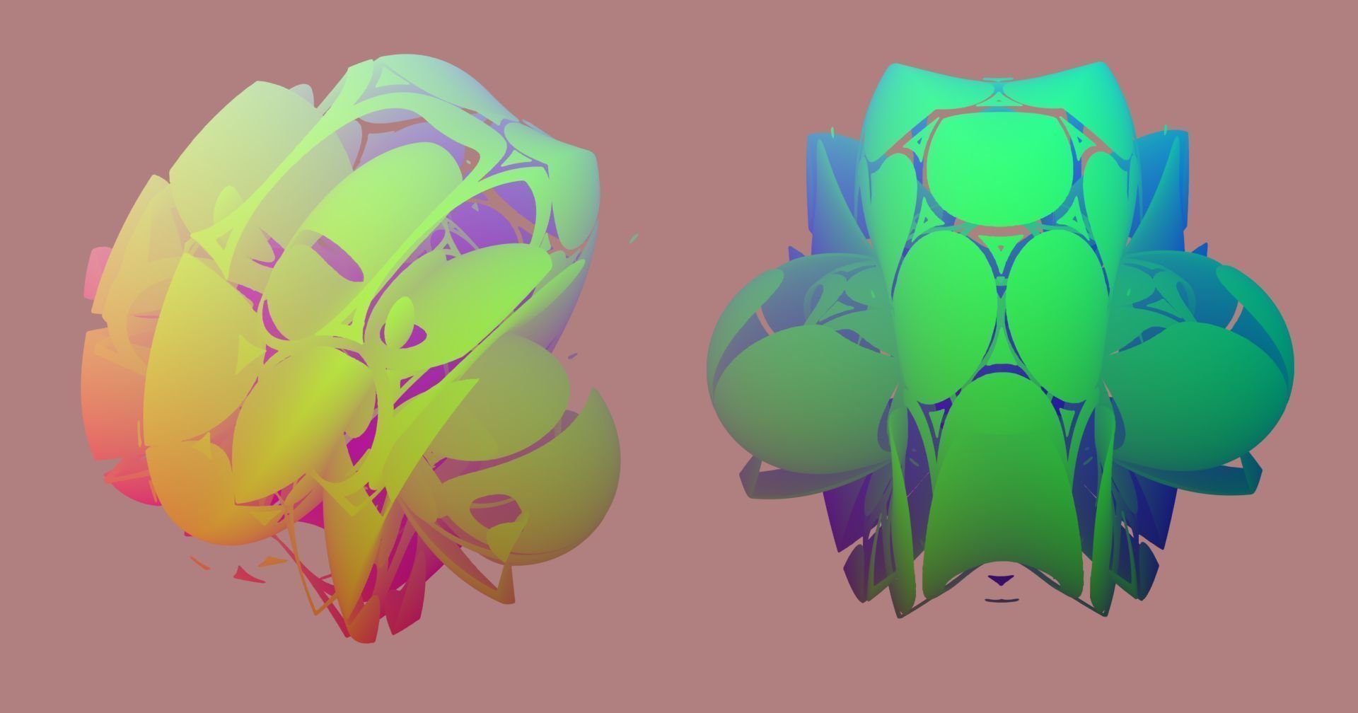 Bugface flower 3D model_5