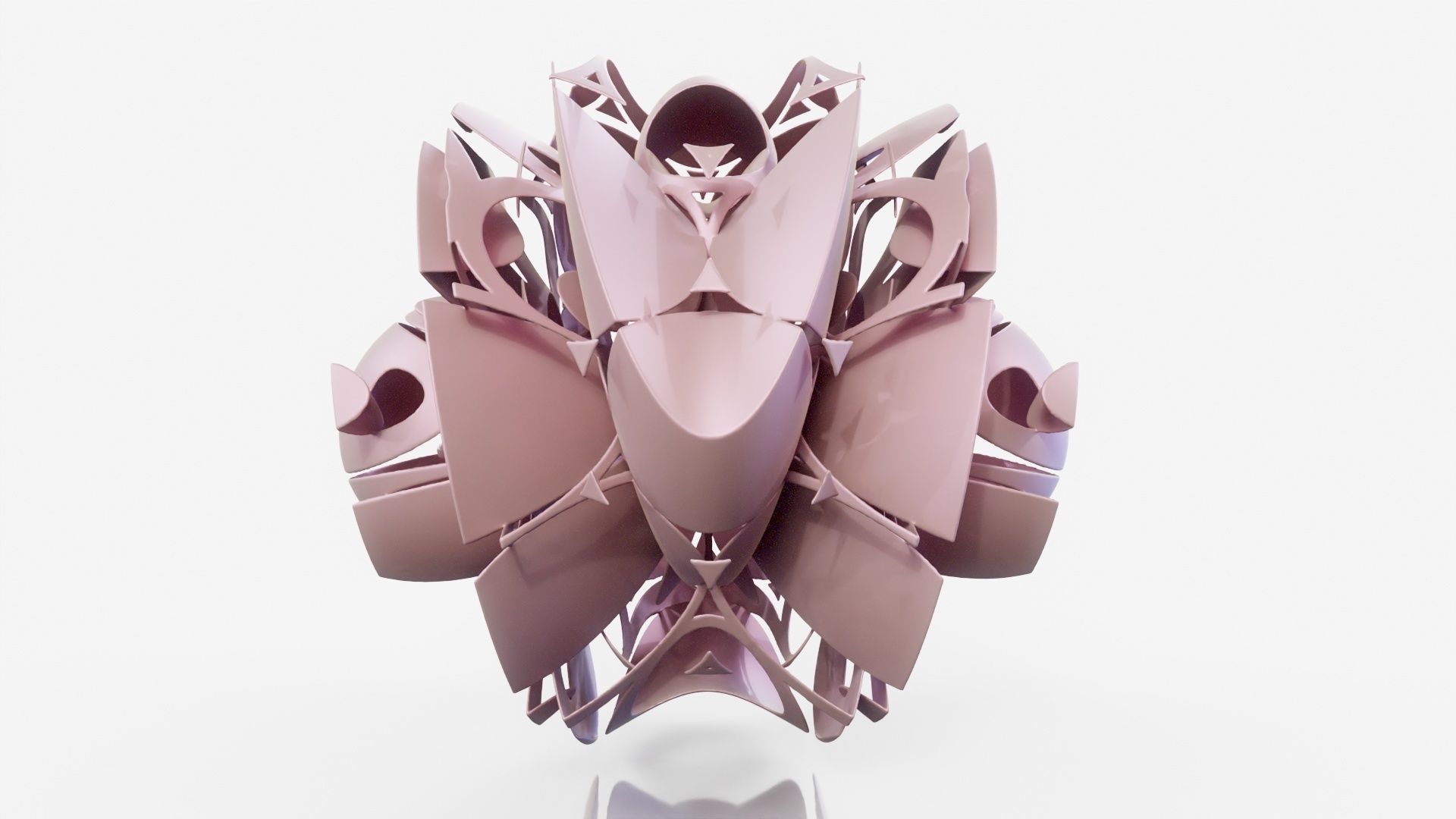 Bugface flower 3D model_14