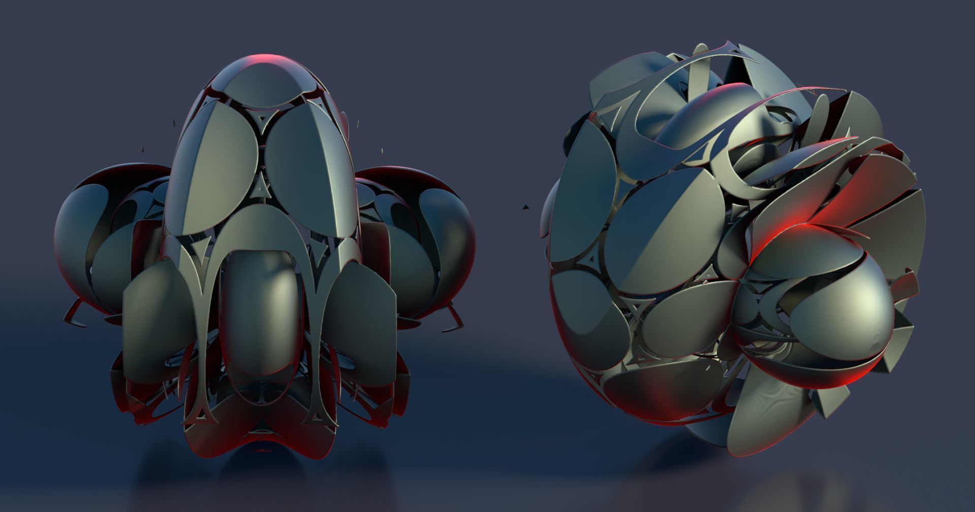 Bugface flower 3D model_4