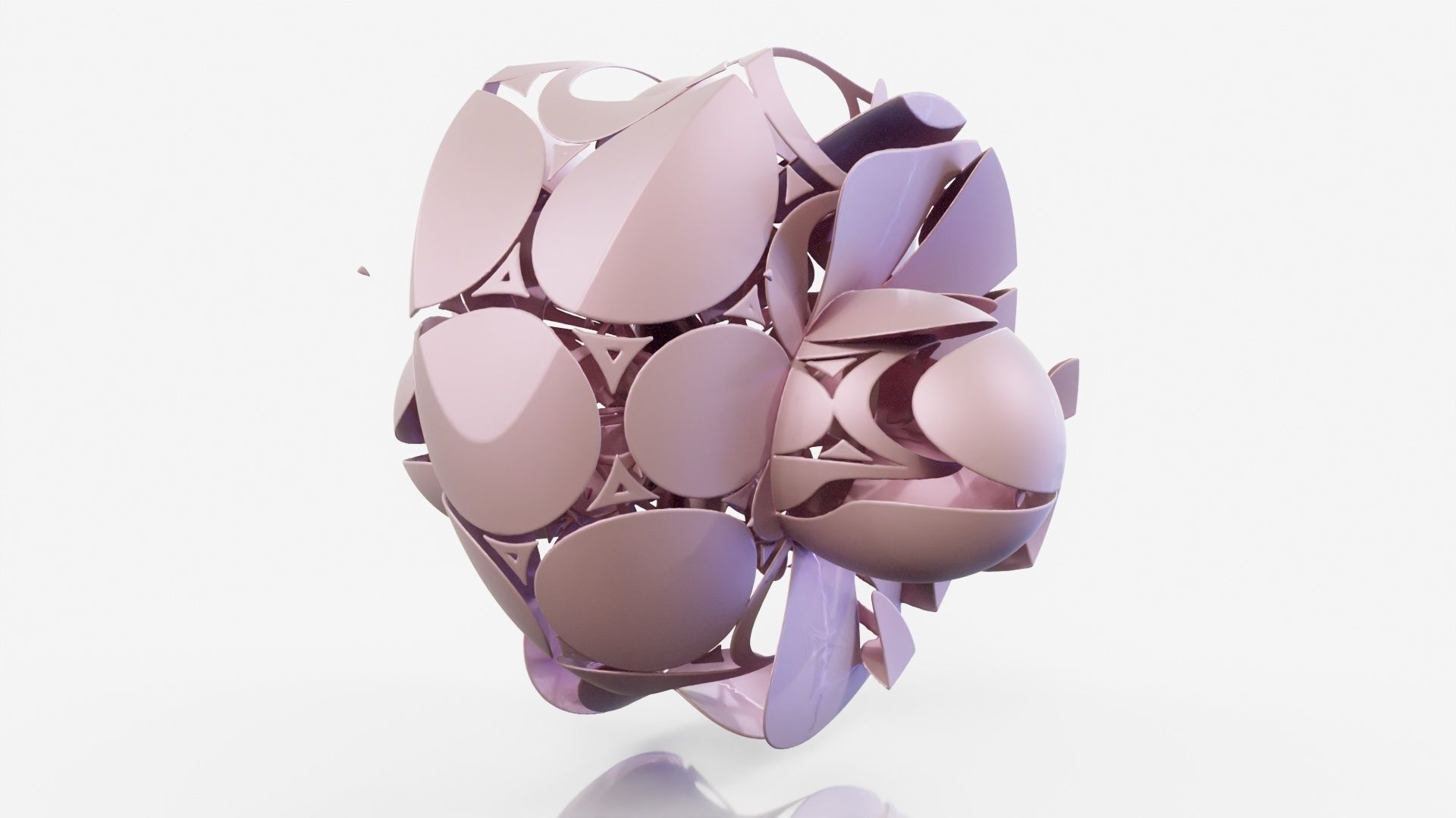 Bugface flower 3D model_19