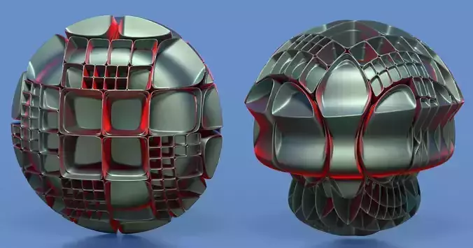 Biology artichoke 3D model