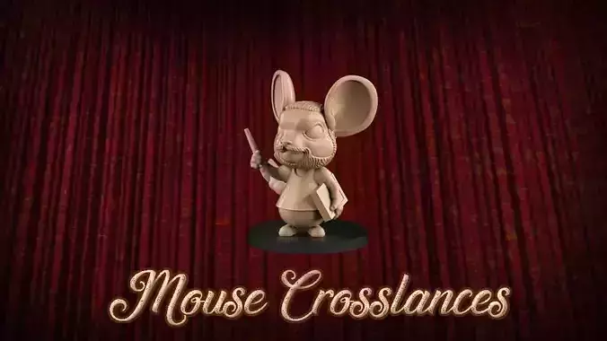 Mouse Crosslances 3D print model