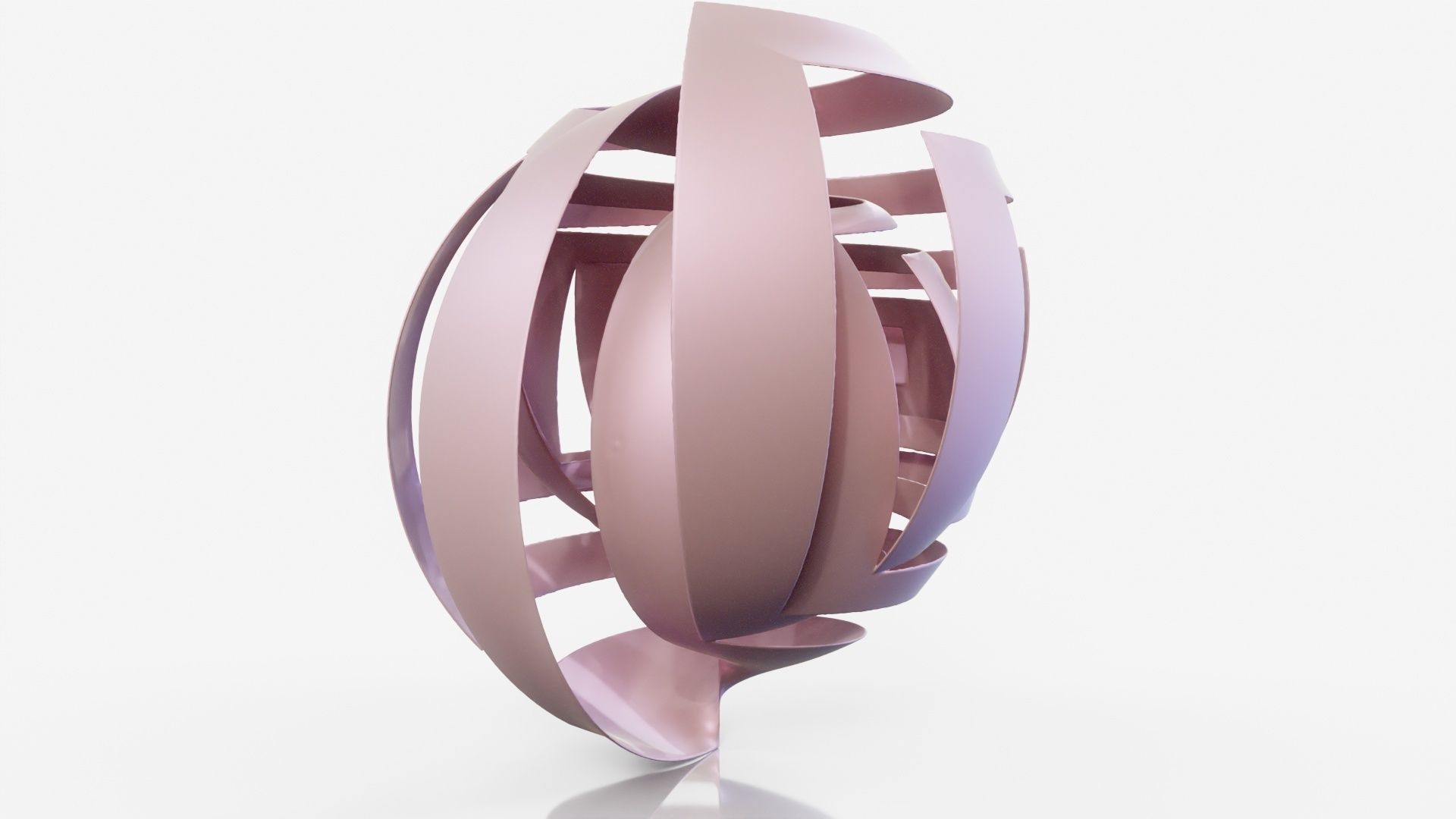 Bandage abstract sculpture 3D model_10